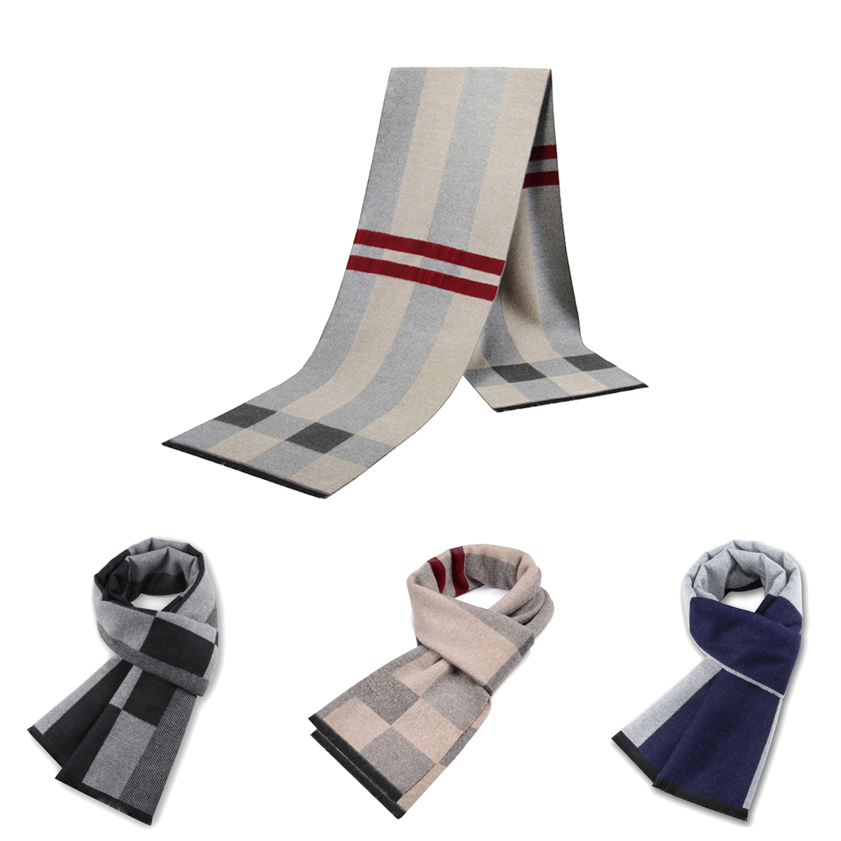 Muffler Men Wool - الرجال وشاح للرجل الشتاء نسخة شال