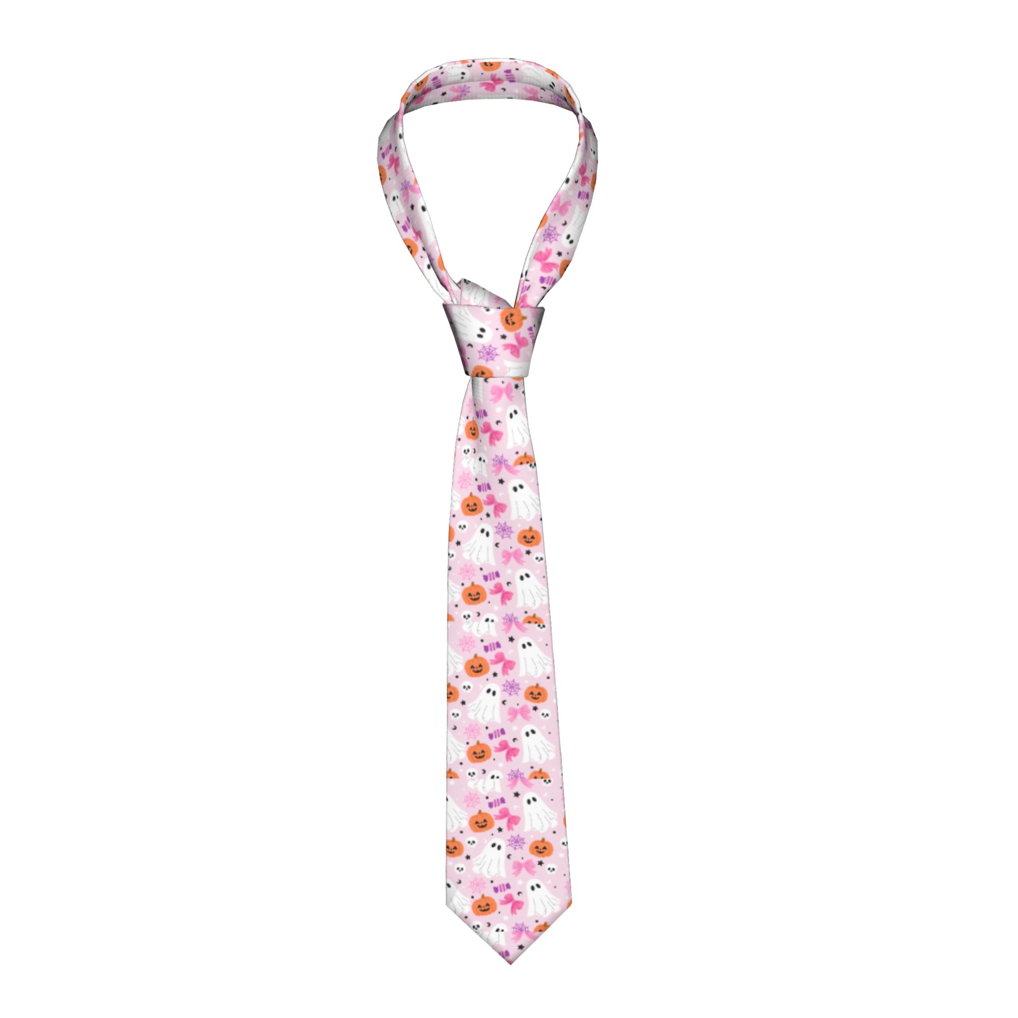 ربطة عنق بنمط أشباح الهالوين ب - مراجعة Skinny Tie Men وسعره