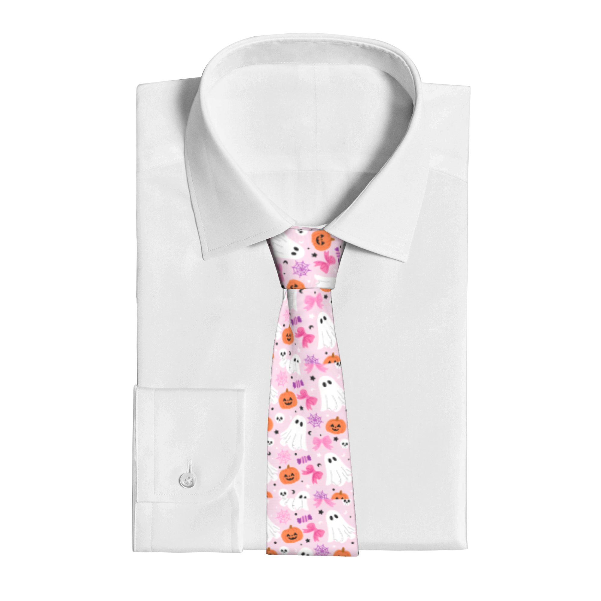 ربطة عنق بنمط أشباح الهالوين ب - مراجعة Skinny Tie Men وسعره