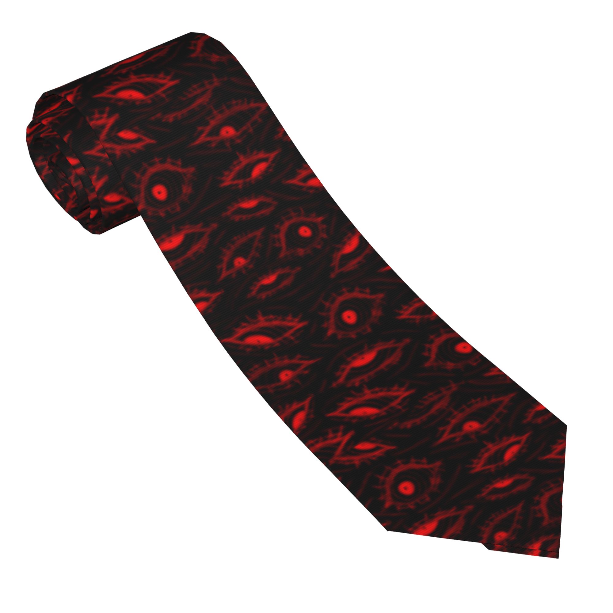 ربطات عنق للجنسين بتصميم عيون  - مراجعة Skinny Tie Men وسعره