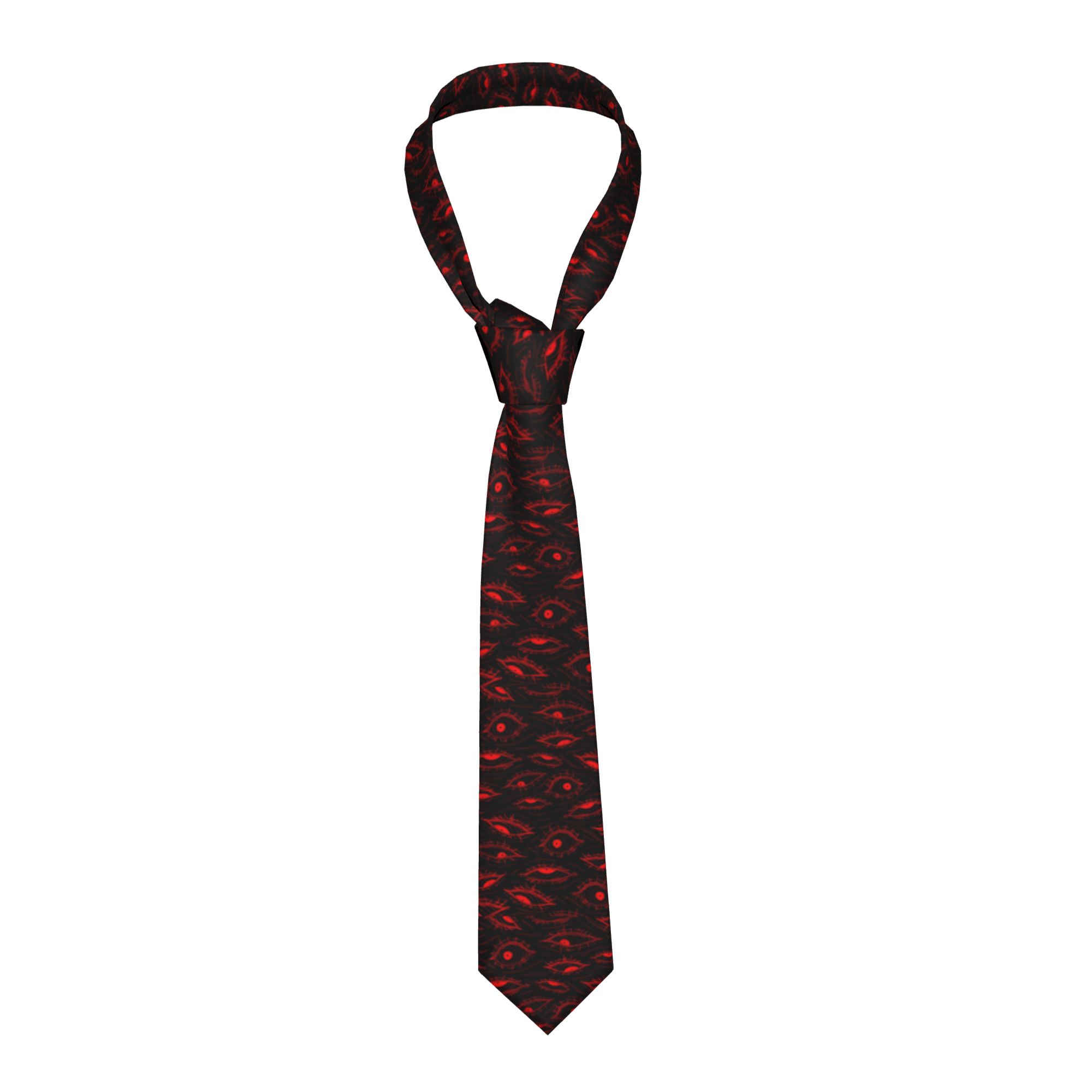 ربطات عنق للجنسين بتصميم عيون  - مراجعة Skinny Tie Men وسعره