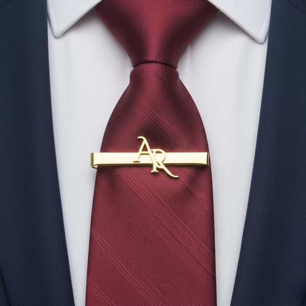 مشبك ربطة عنق مخصص من الفولاذ  - مراجعة Tie Clip Silver وسعره