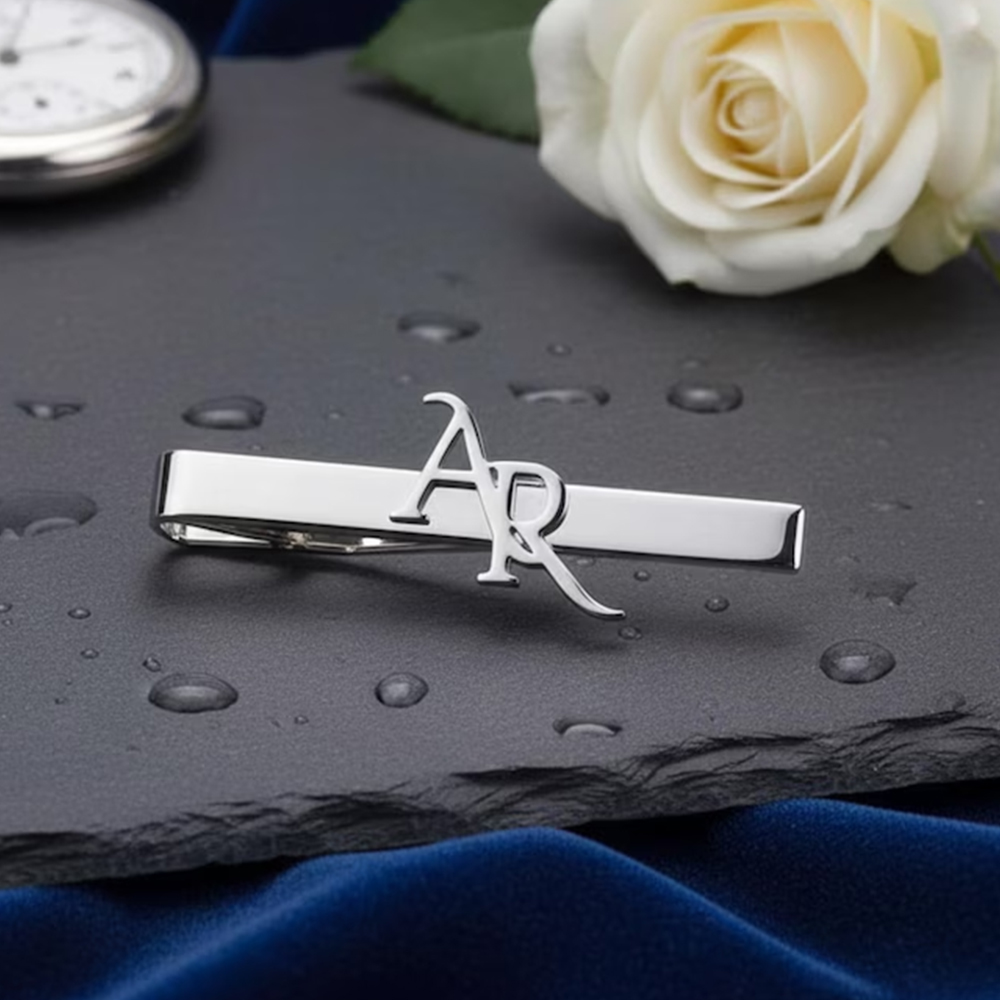 مشبك ربطة عنق مخصص من الفولاذ  - مراجعة Tie Clip Silver وسعره