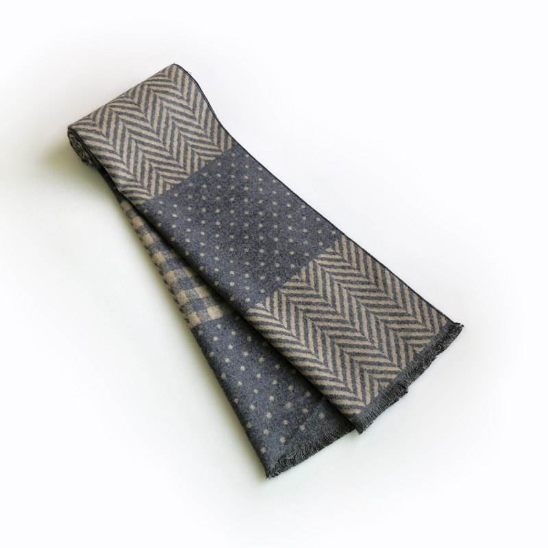 وشاح من القطن مع شرابة للرجال  - مراجعة Muffler Men Wool وسعره