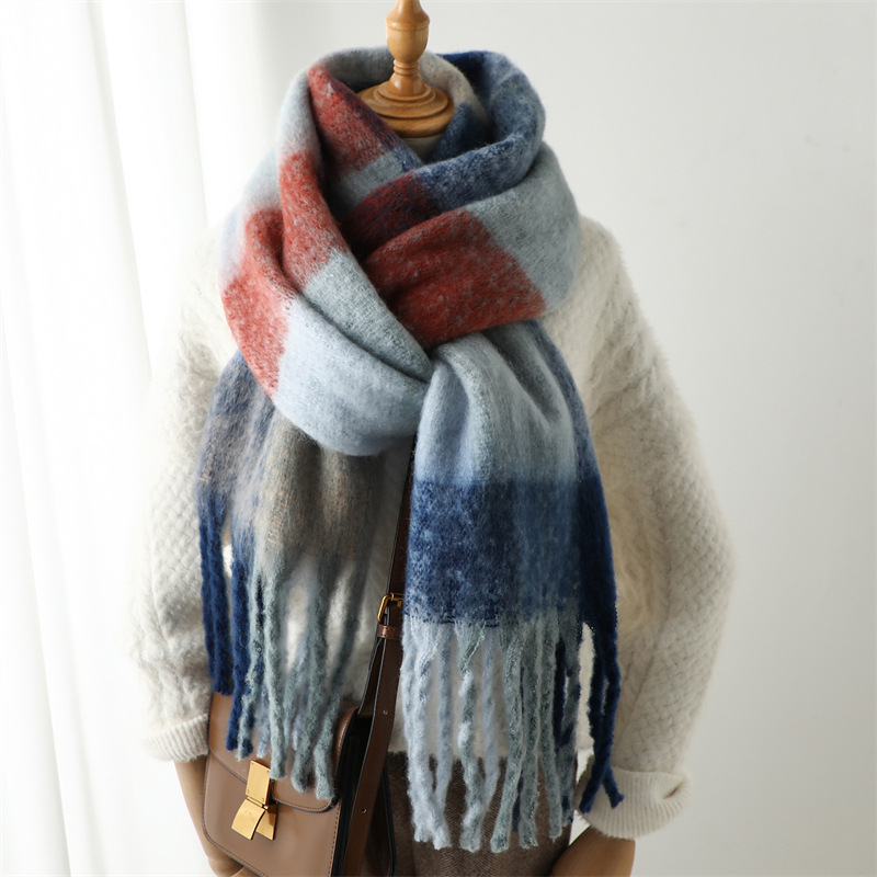 وشاح شبكي جديد للخريف والشتاء  - مراجعة Muffler Men Wool وسعره
