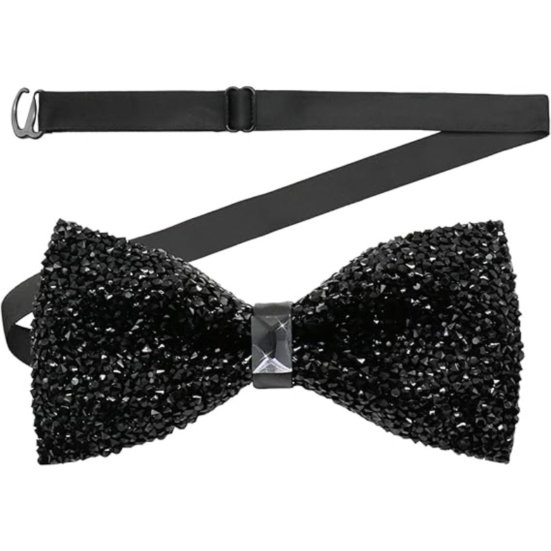 ربطات عنق أنيقة مرصعة بالأحجار - مراجعة Bow Tie Pre Tied وسعره