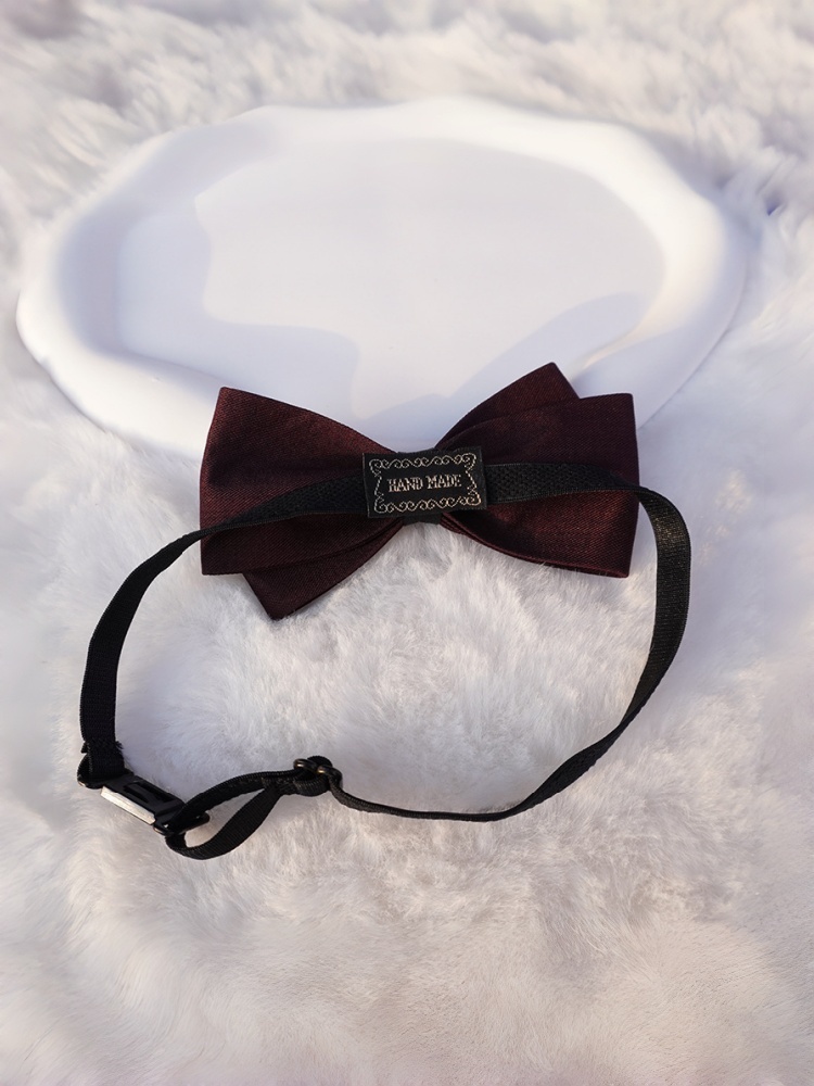 ربطة عنق من القماش الأزرق الدا - مراجعة Bow Tie Pre Tied وسعره