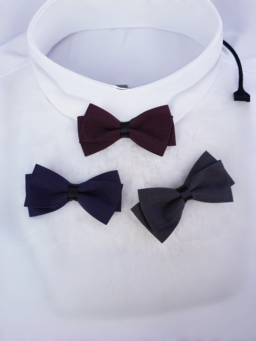 ربطة عنق من القماش الأزرق الدا - مراجعة Bow Tie Pre Tied وسعره